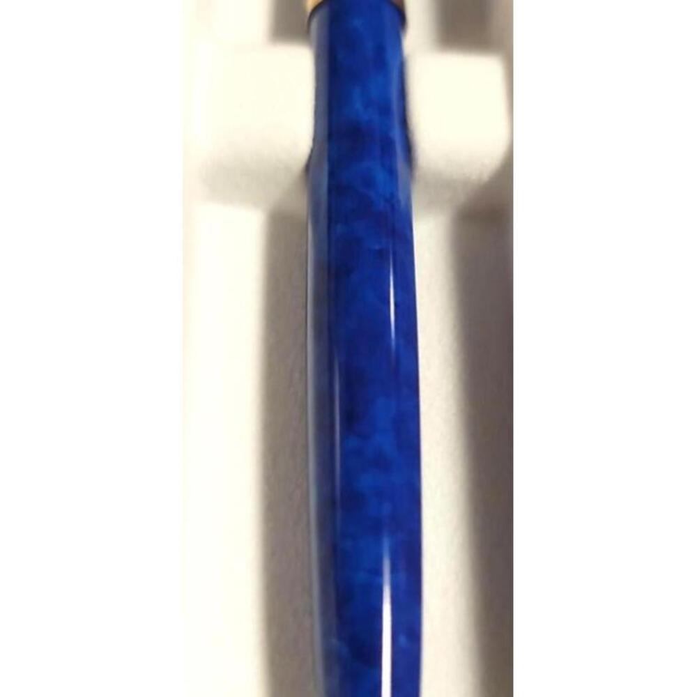 Waterman Paris Blue Ballpoint pen w/ Gold Trim – Tested - Black Ink - Picture 3 of 10